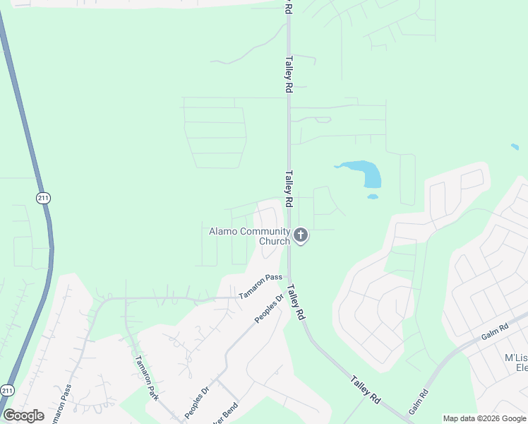 map of restaurants, bars, coffee shops, grocery stores, and more near 5271 Talley Road in San Antonio