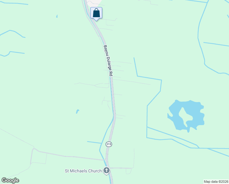 map of restaurants, bars, coffee shops, grocery stores, and more near 959 Bayou Dularge Road in Houma