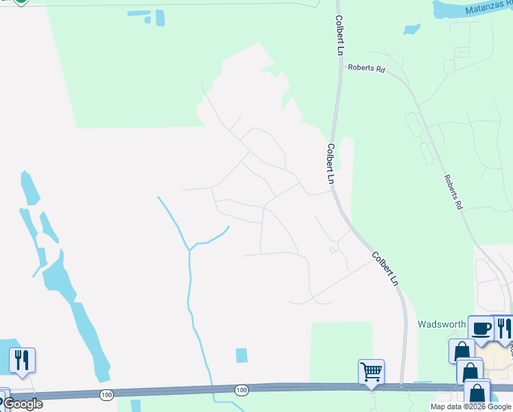 map of restaurants, bars, coffee shops, grocery stores, and more near 65 Preserve Cove in Palm Coast