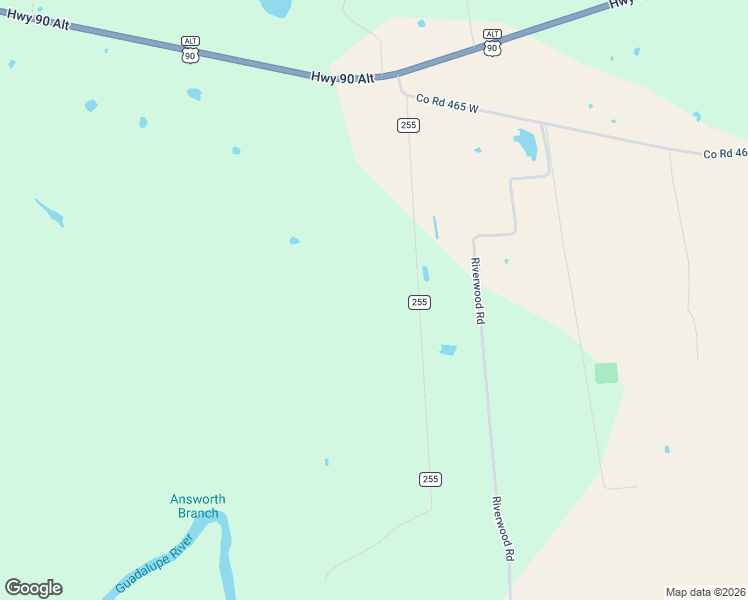 map of restaurants, bars, coffee shops, grocery stores, and more near 542 County Road 255 in Gonzales