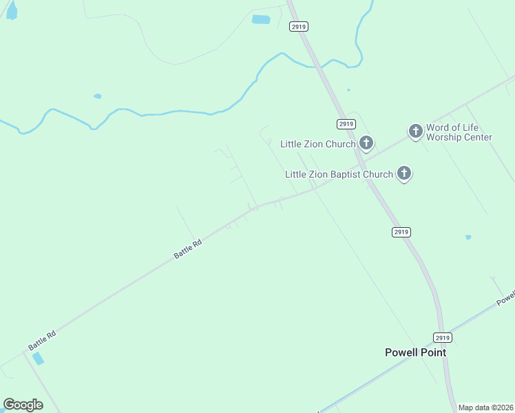 map of restaurants, bars, coffee shops, grocery stores, and more near 13727 Battle Road in Beasley