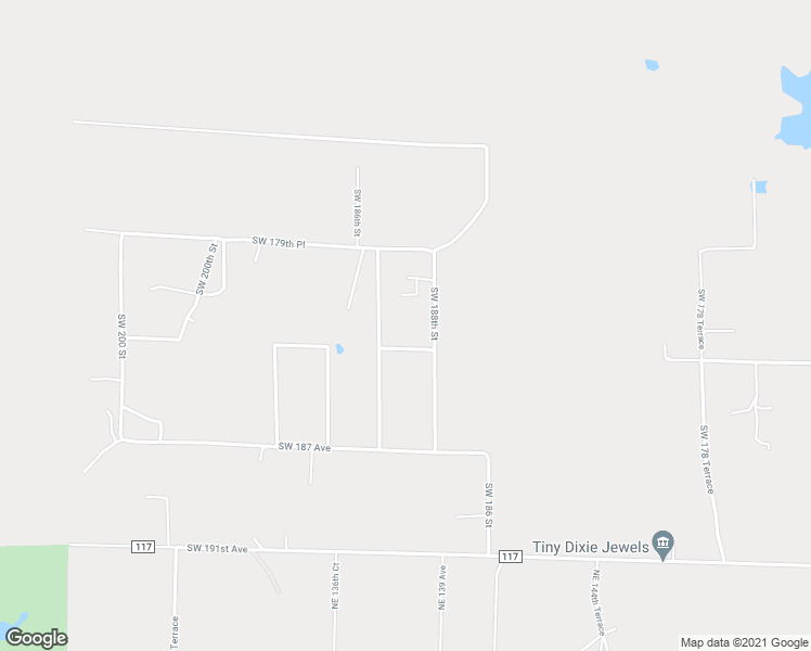 map of restaurants, bars, coffee shops, grocery stores, and more near 18302 Southwest 188th Street in Archer