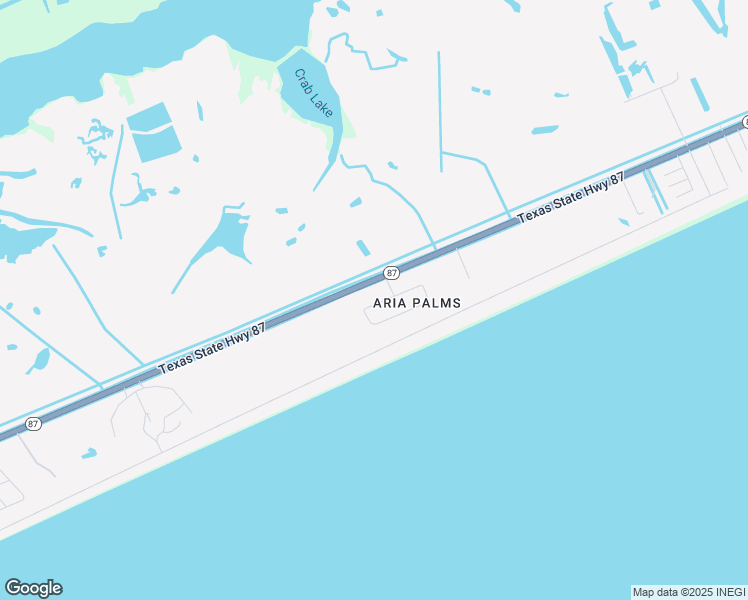 map of restaurants, bars, coffee shops, grocery stores, and more near 460 State Highway 87 in Bolivar Peninsula