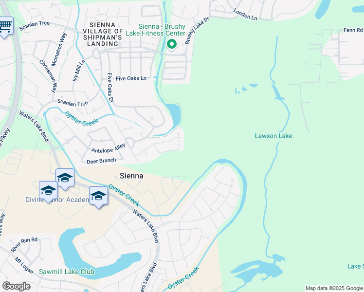 map of restaurants, bars, coffee shops, grocery stores, and more near 2902 Bison Bluff in Missouri City