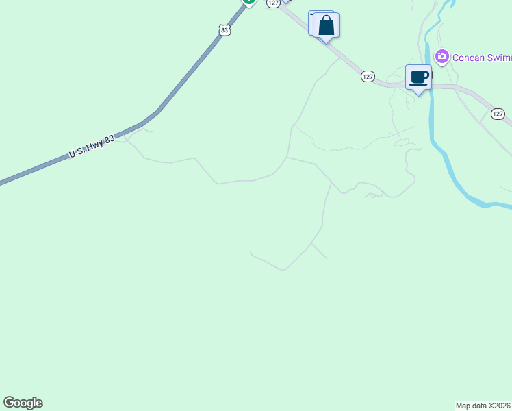 map of restaurants, bars, coffee shops, grocery stores, and more near Unnamed Road in Concan