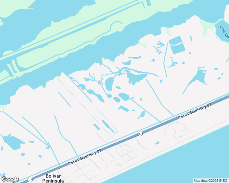 map of restaurants, bars, coffee shops, grocery stores, and more near 1161 North Tuna Drive in Galveston