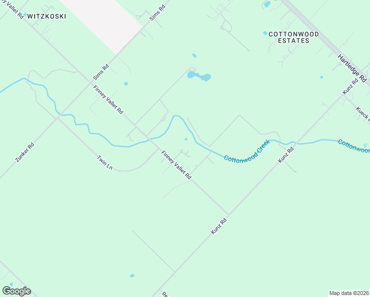map of restaurants, bars, coffee shops, grocery stores, and more near 2607 Finney Vallet Road in Rosenberg