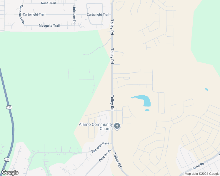 map of restaurants, bars, coffee shops, grocery stores, and more near 5161-5987 Talley Road in San Antonio