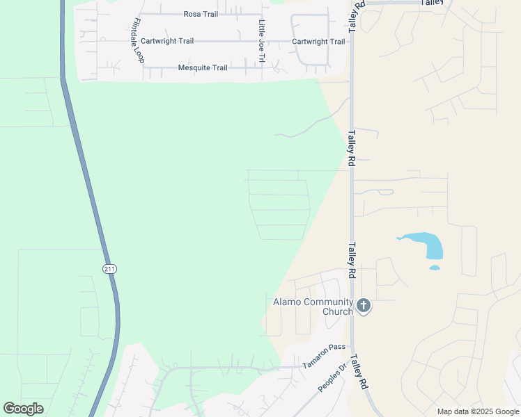 map of restaurants, bars, coffee shops, grocery stores, and more near 6021 Talley Road in San Antonio