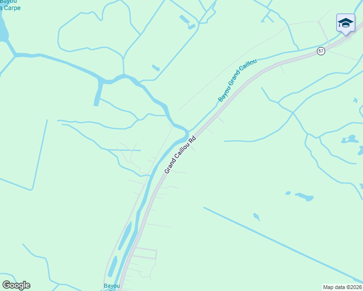 map of restaurants, bars, coffee shops, grocery stores, and more near 4245-4295 Grand Caillou Road in Houma