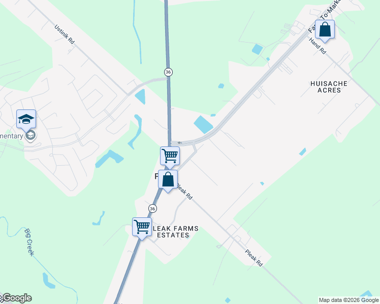 map of restaurants, bars, coffee shops, grocery stores, and more near 6510 FM 2218 Road in Richmond