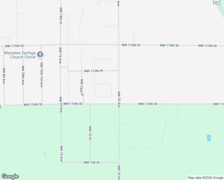 map of restaurants, bars, coffee shops, grocery stores, and more near 11112 Northwest 70th Circle in Chiefland
