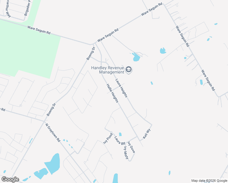 map of restaurants, bars, coffee shops, grocery stores, and more near 6969 Hallie Heights in San Antonio