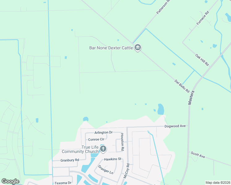 map of restaurants, bars, coffee shops, grocery stores, and more near 6510 Del Bello Spur in Manvel