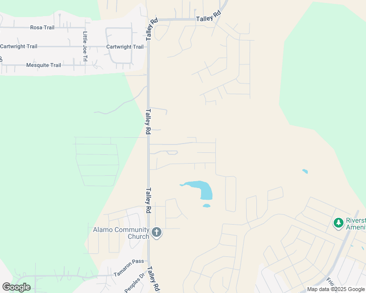 map of restaurants, bars, coffee shops, grocery stores, and more near 5898 Talley Road in San Antonio