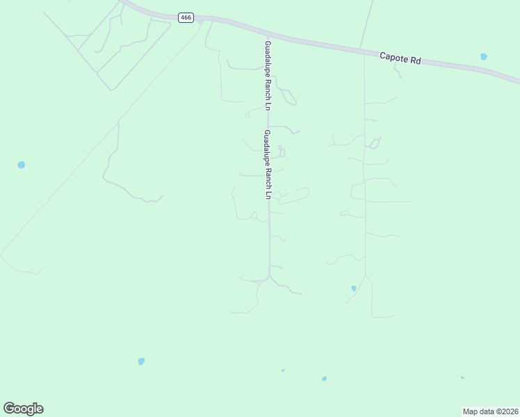 map of restaurants, bars, coffee shops, grocery stores, and more near 165-299 Guadalupe Ranch Lane in Seguin