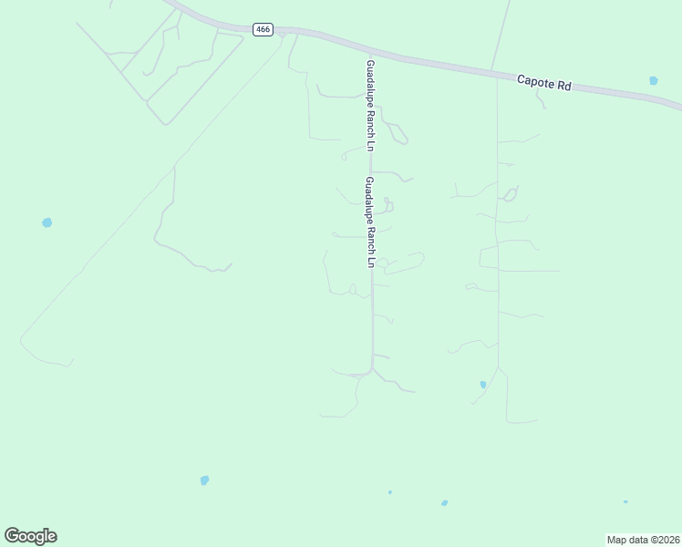 map of restaurants, bars, coffee shops, grocery stores, and more near 188 Guadalupe Ranch Lane in Seguin