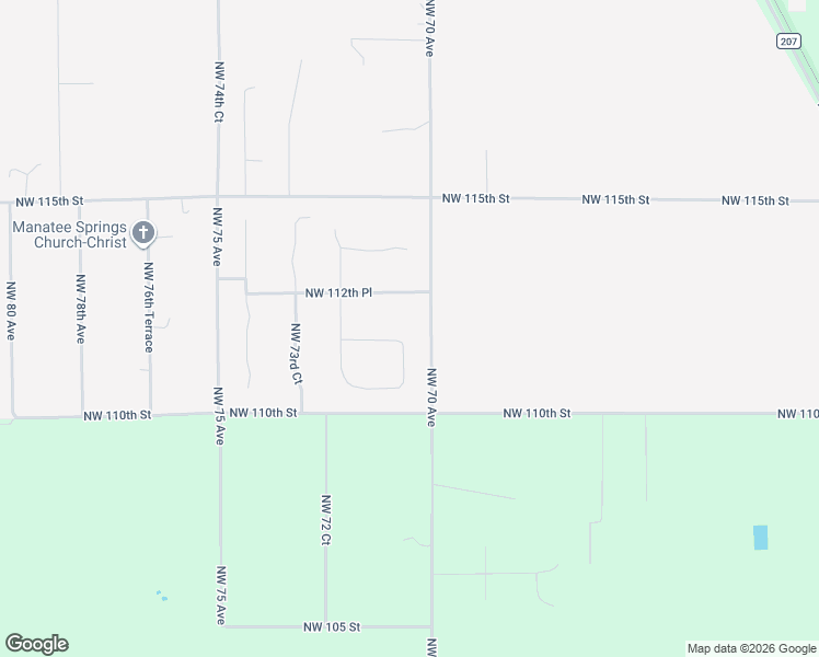 map of restaurants, bars, coffee shops, grocery stores, and more near 11112 Northwest 70th Circle in Chiefland
