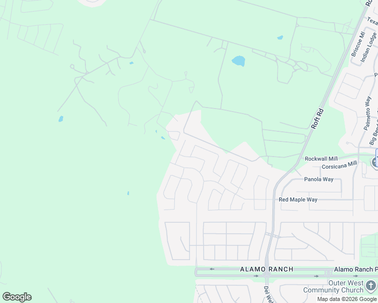map of restaurants, bars, coffee shops, grocery stores, and more near 12939 Carreta Way in San Antonio