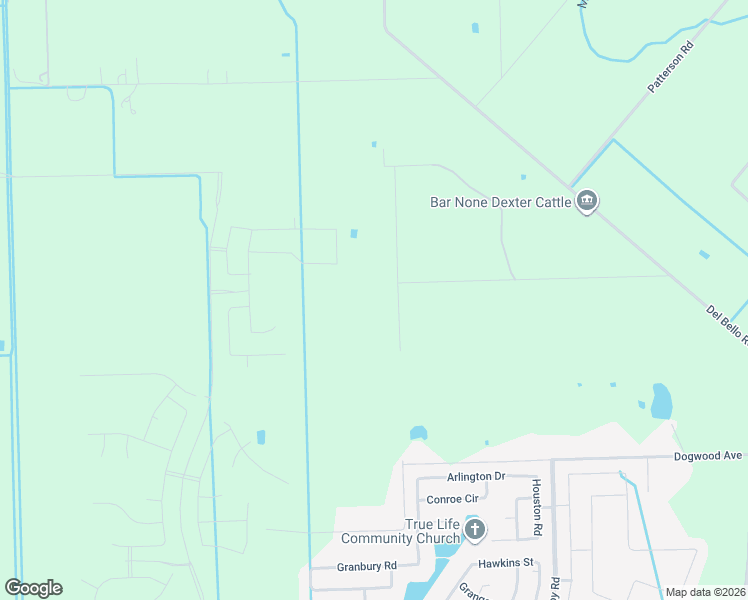 map of restaurants, bars, coffee shops, grocery stores, and more near 6626-1 Pollard Drive in Manvel