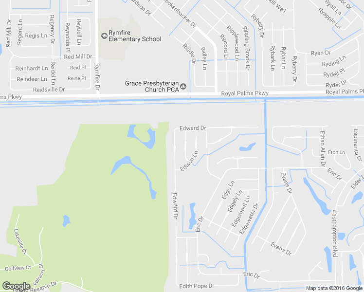 map of restaurants, bars, coffee shops, grocery stores, and more near 12 Edwin Lane in Palm Coast