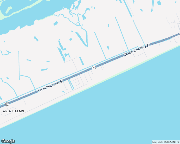 map of restaurants, bars, coffee shops, grocery stores, and more near 996 Cade Street in Bolivar Peninsula