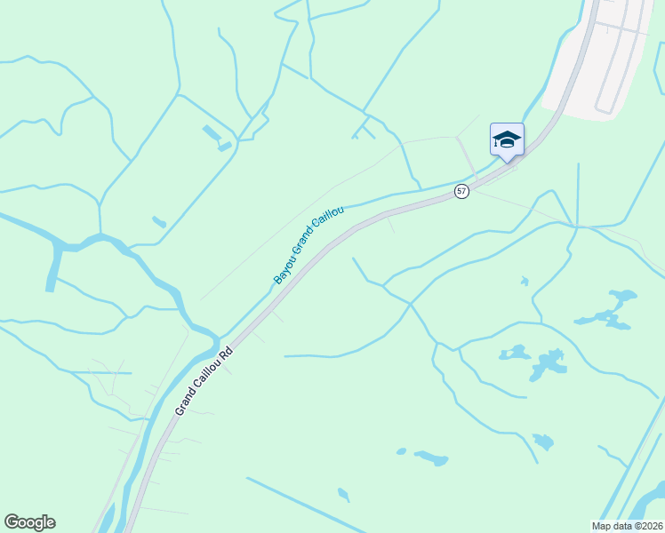 map of restaurants, bars, coffee shops, grocery stores, and more near 4187 Grand Caillou Road in Houma