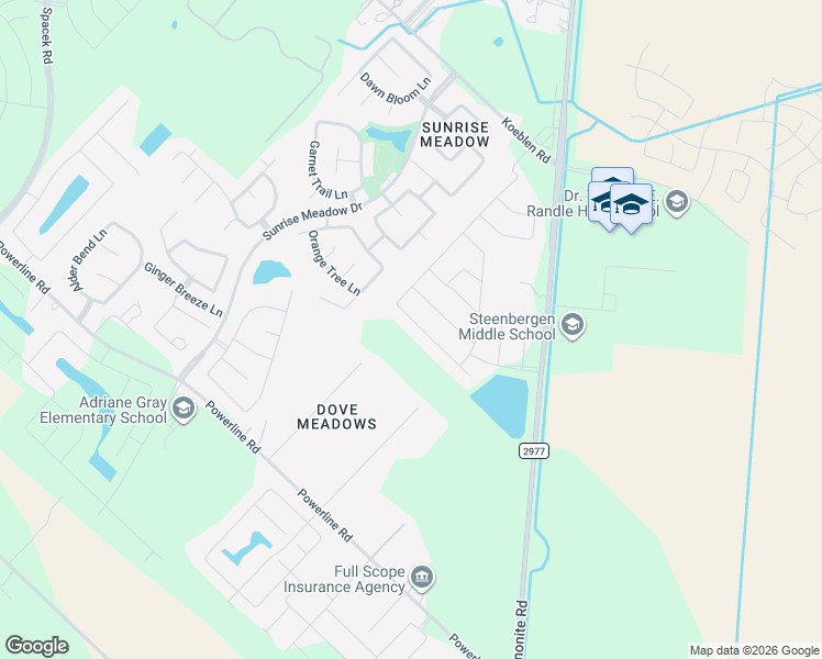 map of restaurants, bars, coffee shops, grocery stores, and more near 2977 Minonite Road in Richmond