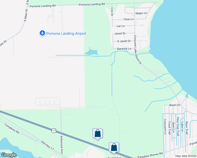 map of restaurants, bars, coffee shops, grocery stores, and more near 181 Pettit Road in Crescent City