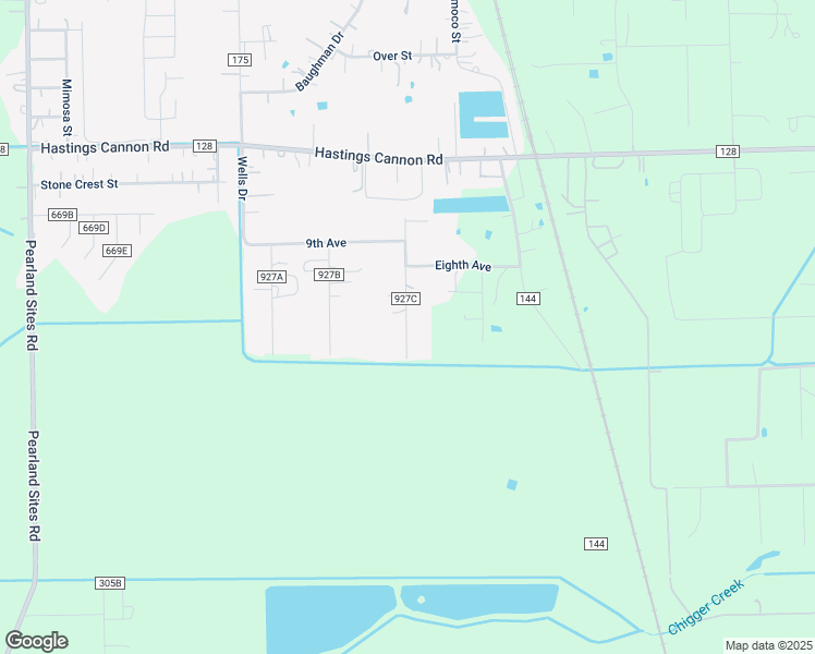 map of restaurants, bars, coffee shops, grocery stores, and more near 19234 County Road 927C in Alvin