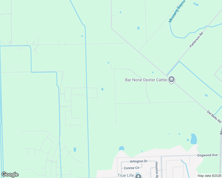map of restaurants, bars, coffee shops, grocery stores, and more near 6420 Pollard Drive in Manvel