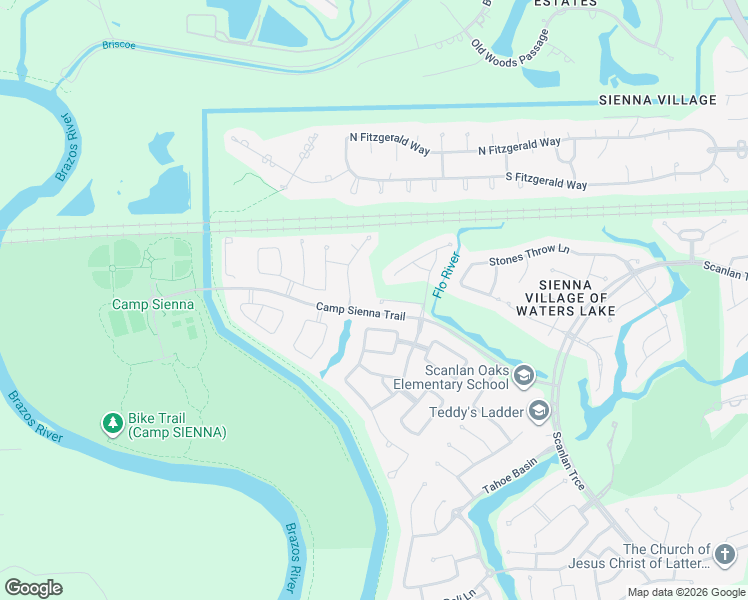 map of restaurants, bars, coffee shops, grocery stores, and more near 8602 2 Sisters Court in Missouri City