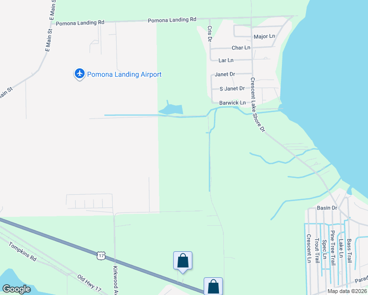 map of restaurants, bars, coffee shops, grocery stores, and more near 181 Pettit Road in Crescent City