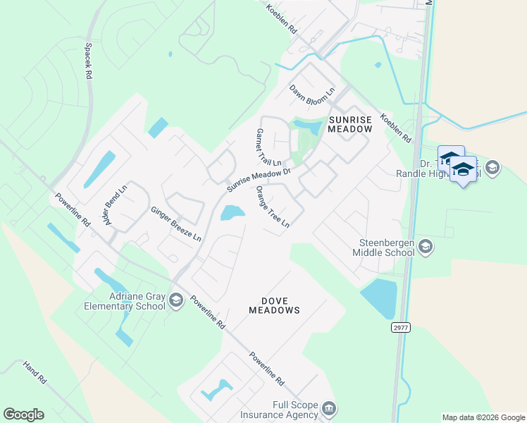 map of restaurants, bars, coffee shops, grocery stores, and more near 7134 Orange Tree Lane in Richmond