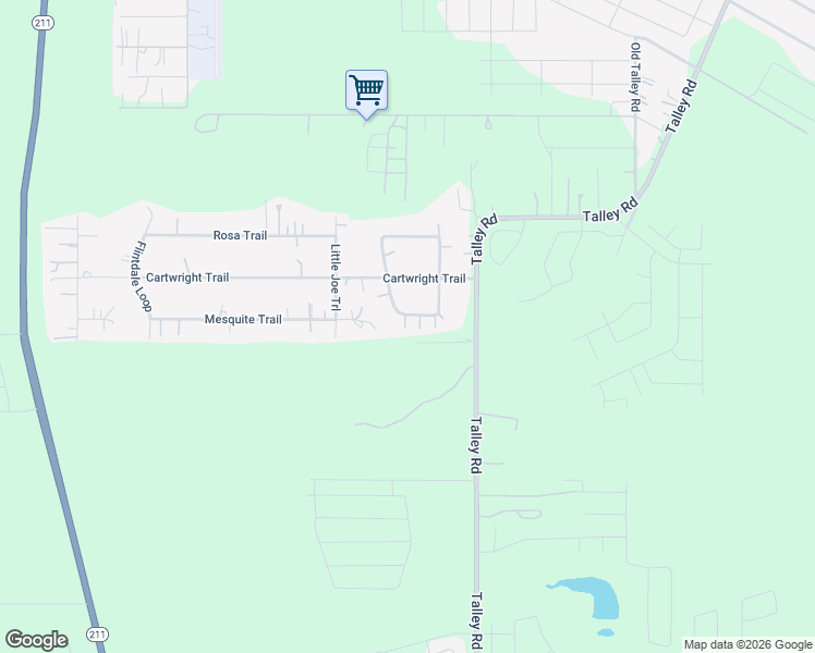 map of restaurants, bars, coffee shops, grocery stores, and more near 14900 South Michael Loop in San Antonio