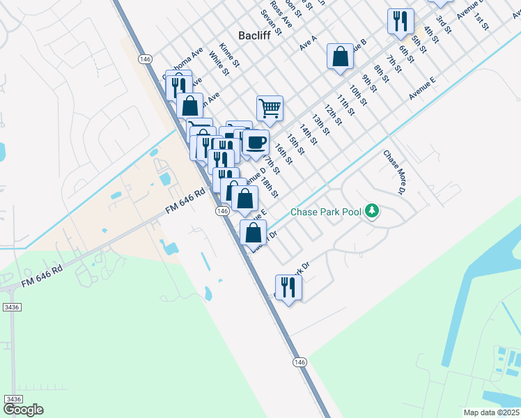 4742 19th Street, Bacliff TX Walk Score