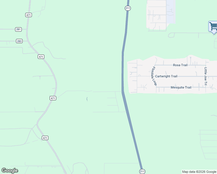 map of restaurants, bars, coffee shops, grocery stores, and more near 6420 Hop Sing Trail in San Antonio
