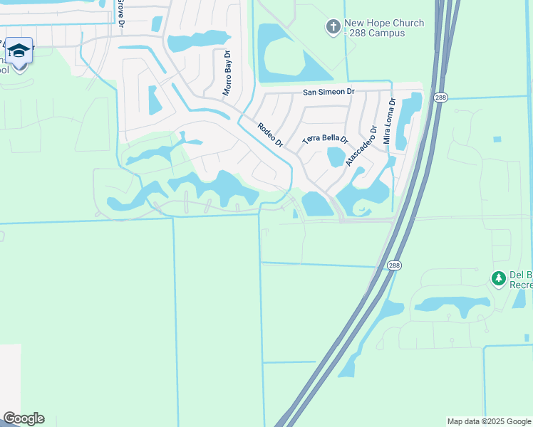 map of restaurants, bars, coffee shops, grocery stores, and more near 70 Palmero Way in Manvel
