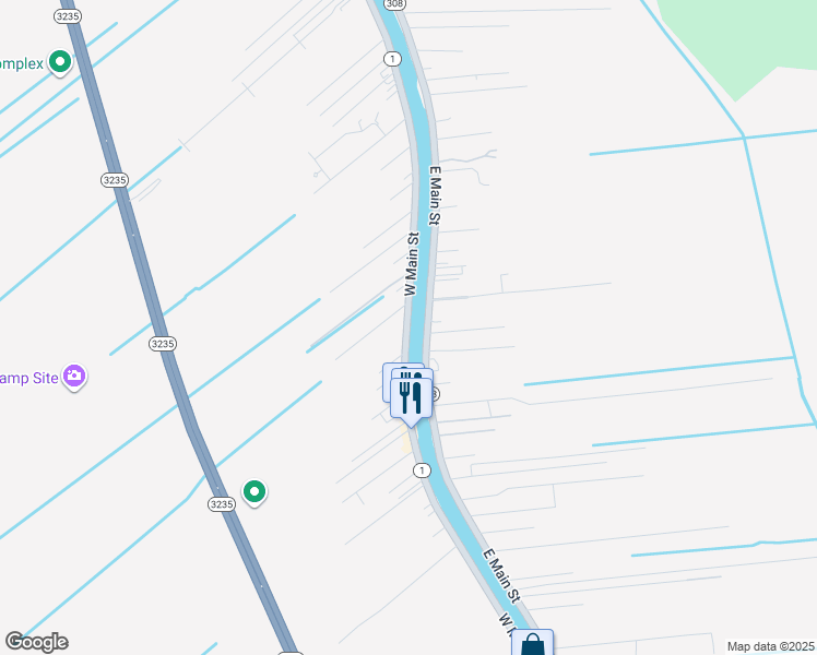 map of restaurants, bars, coffee shops, grocery stores, and more near Hwy 1 in Cut Off