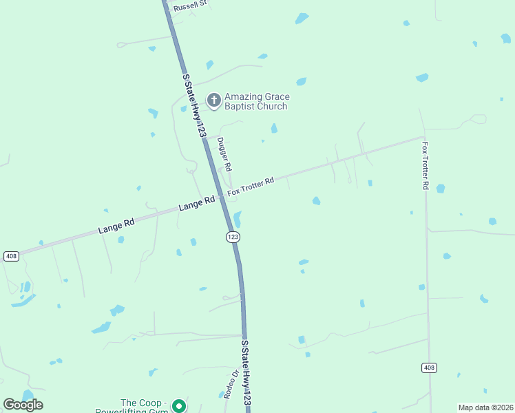 map of restaurants, bars, coffee shops, grocery stores, and more near 186-294 Fox Trotter Road in Seguin