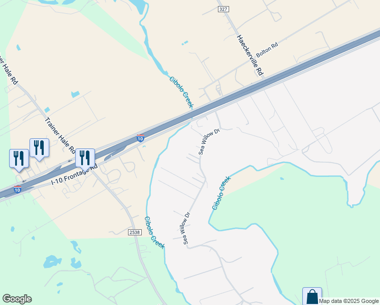 map of restaurants, bars, coffee shops, grocery stores, and more near 406 Sea Willow Drive in Marion