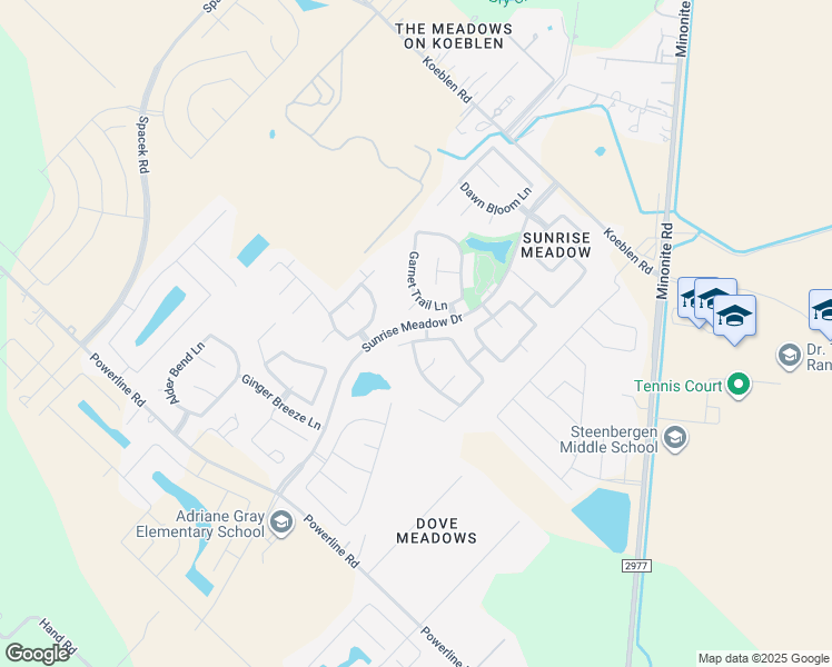 map of restaurants, bars, coffee shops, grocery stores, and more near 4410 Peppermint Hill Lane in Richmond