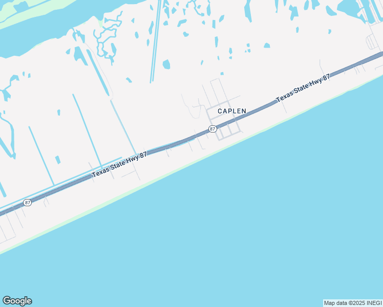 map of restaurants, bars, coffee shops, grocery stores, and more near 975 Jean Street in Bolivar Peninsula