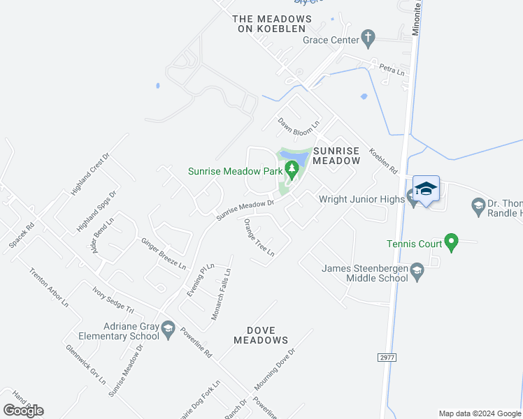 map of restaurants, bars, coffee shops, grocery stores, and more near 4318 Peppermint Hill Lane in Richmond