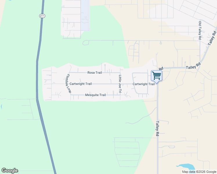 map of restaurants, bars, coffee shops, grocery stores, and more near 15150 Cartwright Trail in San Antonio
