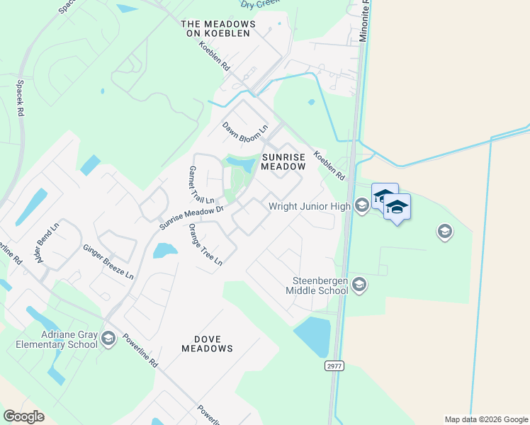 map of restaurants, bars, coffee shops, grocery stores, and more near 7214 Shining Mist Lane in Richmond