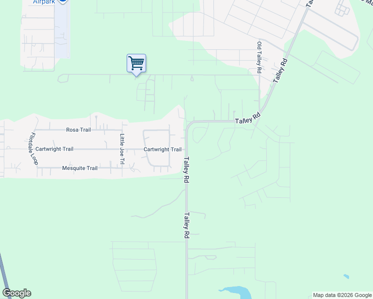 map of restaurants, bars, coffee shops, grocery stores, and more near 6322 Talley Road in San Antonio