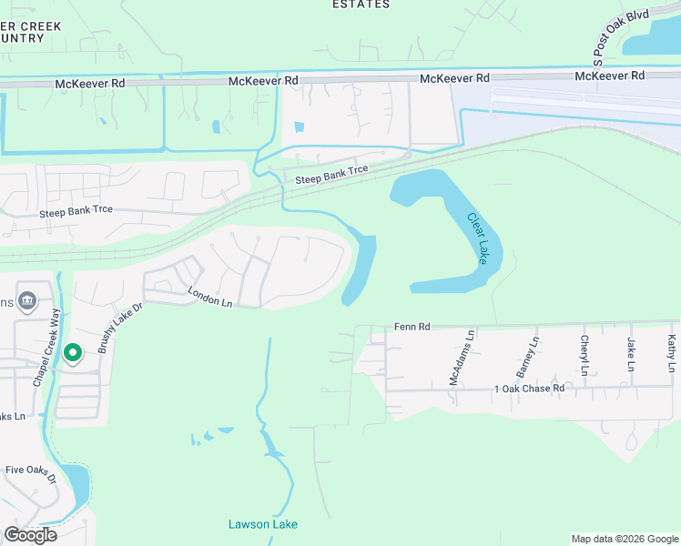 map of restaurants, bars, coffee shops, grocery stores, and more near 3023 London Lane in Sienna