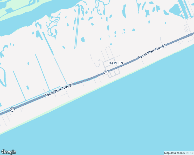 map of restaurants, bars, coffee shops, grocery stores, and more near 975 Jean Street in Bolivar Peninsula