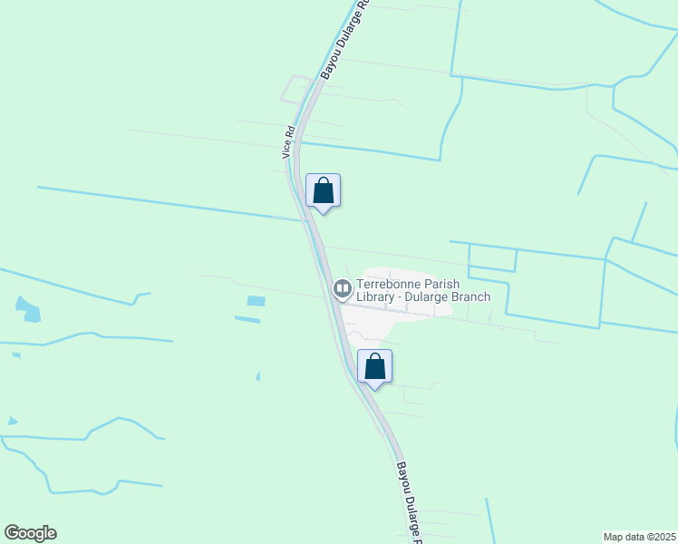 map of restaurants, bars, coffee shops, grocery stores, and more near 214 Aycock Street in Houma